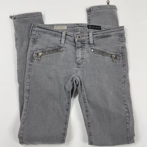 AG Adriano Goldschmied Theory The Zip legging Skinny Zipper Jeans